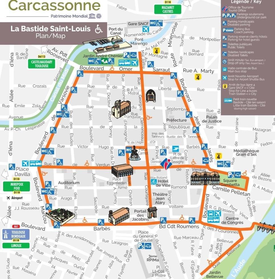 La Maison De Camille Climatisation Parking Prive Wifi Καρκασόν Εξωτερικό φωτογραφία